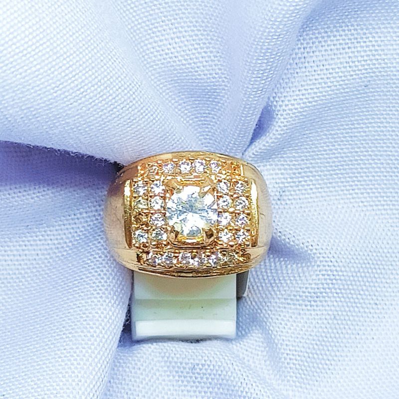 Cincin White Moissanite 6mm