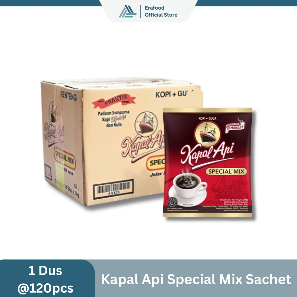 

Kapal Api Special Mix Sachet 23gr - 1 Dus @120 Pcs