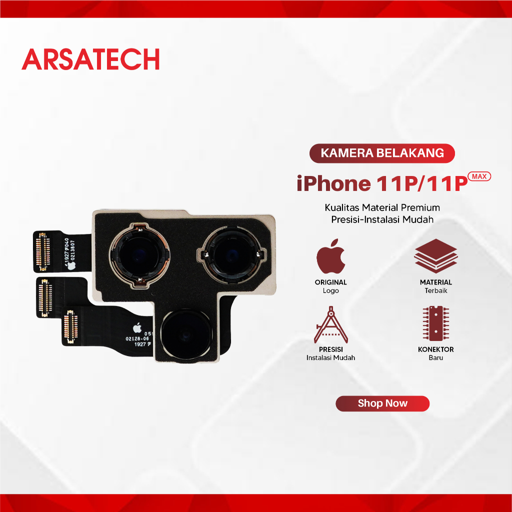 CAMERA BELAKANG IPHONE 11 PRO & 11 PROMAX ORIGINAL COPOTAN
