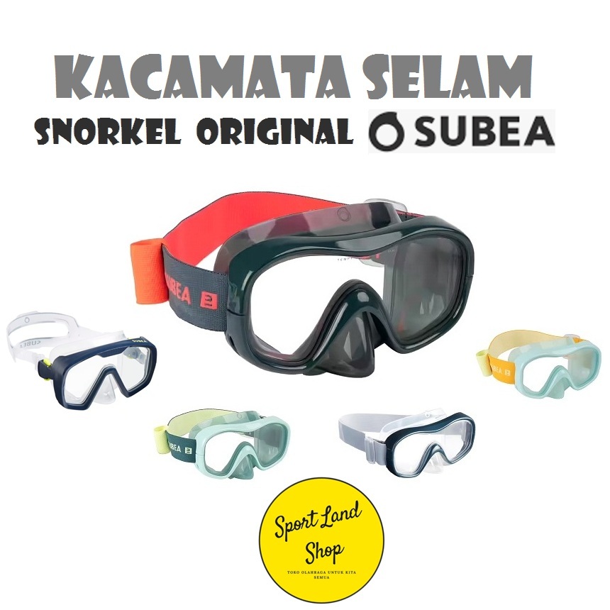 KACAMATA RENANG DAN SELAM MASKER SNORKEL ORIGINAL SUBEA UNTUK DEWASA REMAJA DAN ANAK