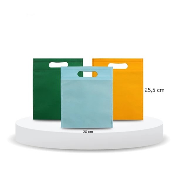 Tas Spunbond Polos ukuran 25,5x20 cm