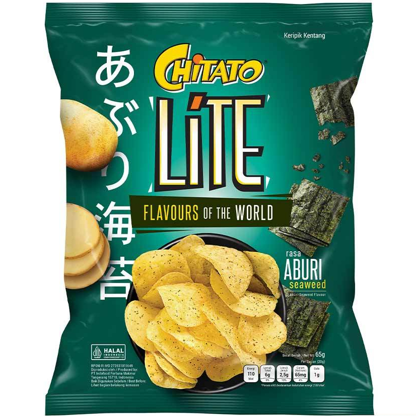 

CHITATO Lite Snack Potato Aburi Seaweed 65gr