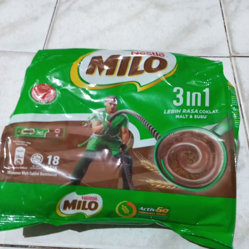 

milo malaysia 3 ini 1 stik 18ps