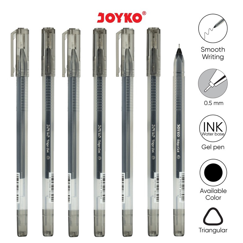 

Gel Pen Pulpen Pena Joyko GP-285 Trigo Gel 0.5 mm ECER 1 Biji / Pulpen Joyko