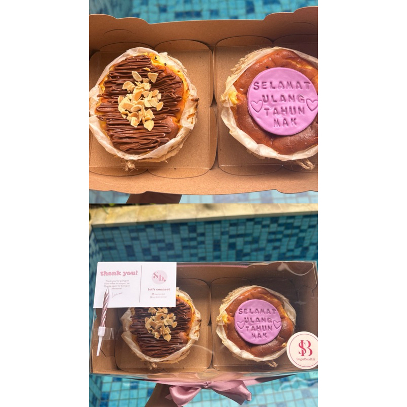 

MINI BURNT CHEESECAKE PACKAGE (diameter 10cm)