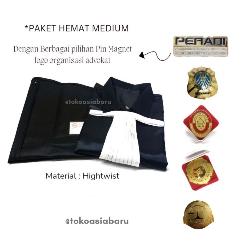 BEST SELLER Toga Advokat | Toga Pengacara | Toga Jaksa | Hitam | Pria | Wanita | Redy Stok 