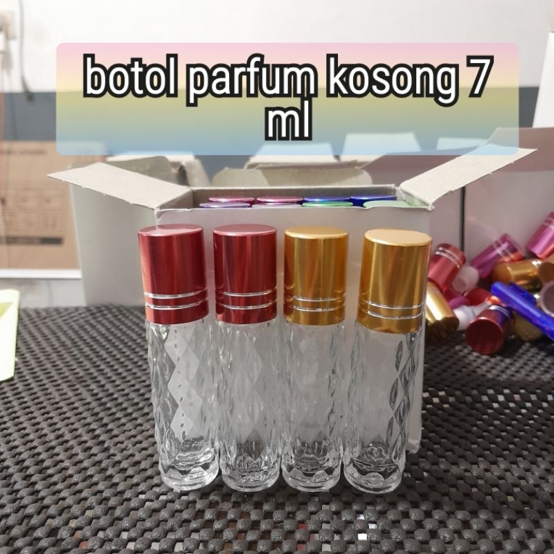 Botol Parfum Refill Botol Parfum Kosong Ukuran 7 ml Botol Wajik Kosong Botol Parfum Mewah Botol Parf