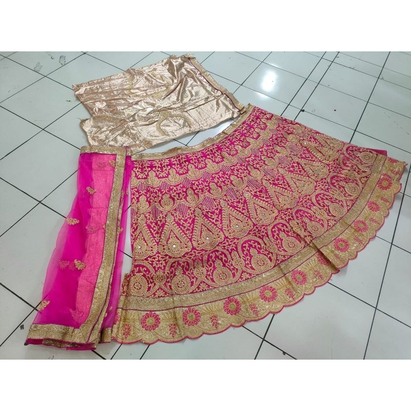 lehengga india cantik mewah murah  baju india terbaru pengantin wedding