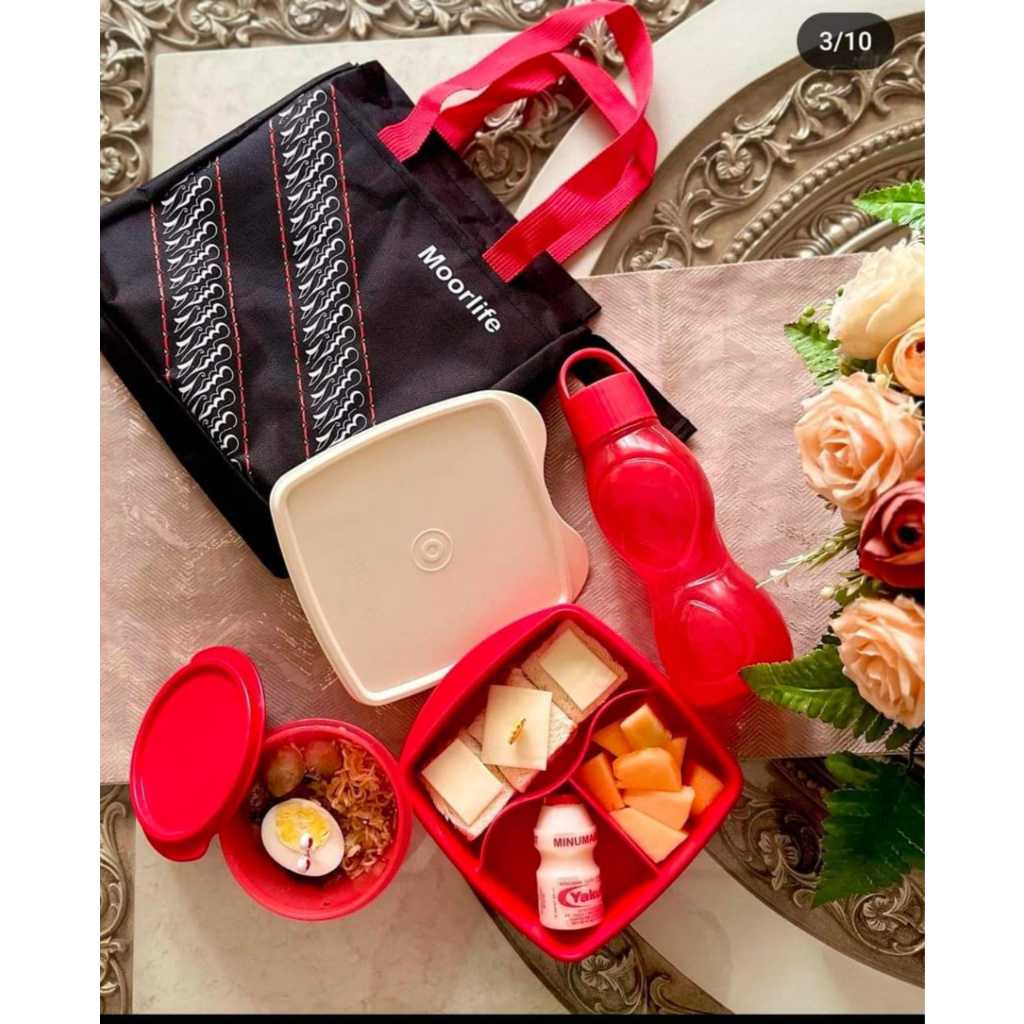 tempat makan anak sekolah batik set lounch