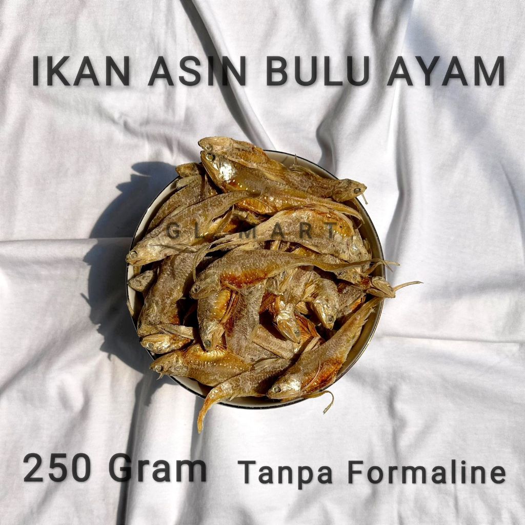 

Ikan Asin Bulu Ayam / Ikan Bulu Ayam / COD
