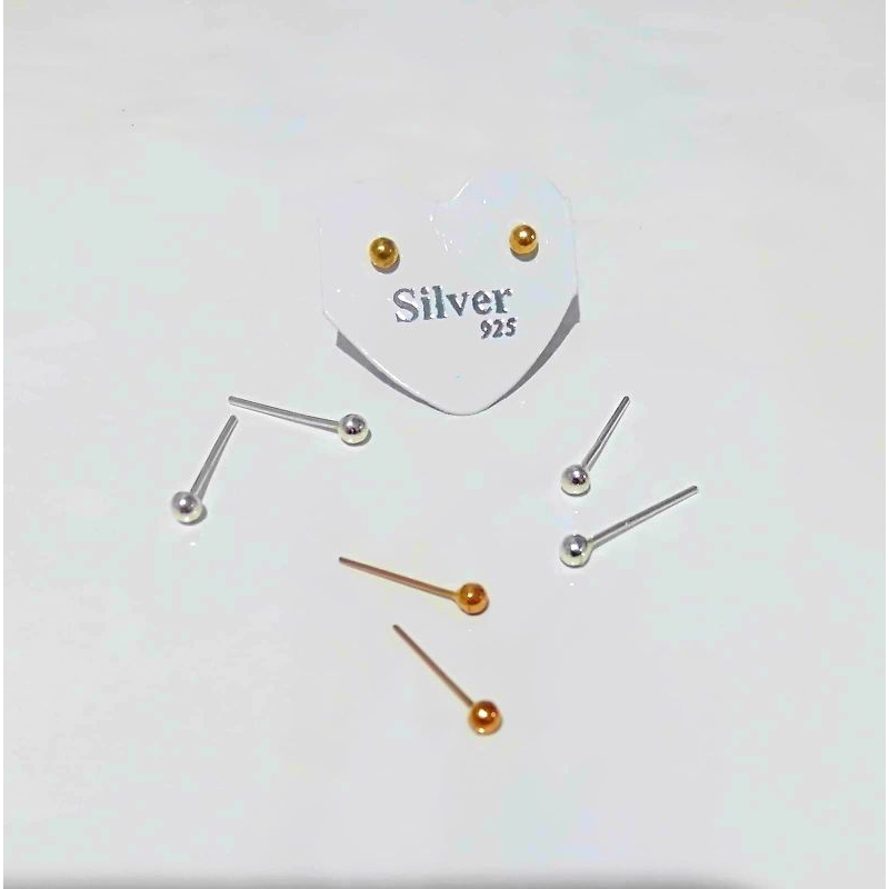 Anting Giwang Tindik Perak Asli Silver 925 Bayi Polos