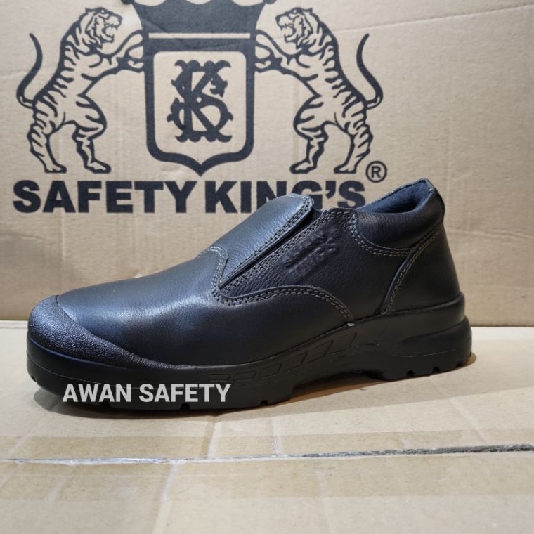 Tren Kekinian SEPATU SAFETY KINGS KWD 87X Original  Sepatu Kerja Safety Pria Kulit Asli Ujung Besi