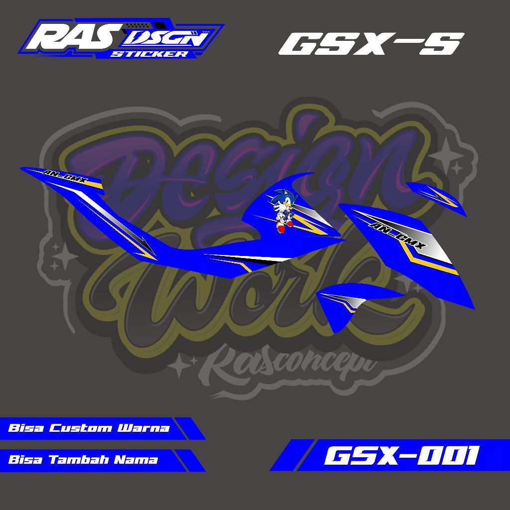 Striping Custom GSX-S / Striping GSX-S Custom Sonic