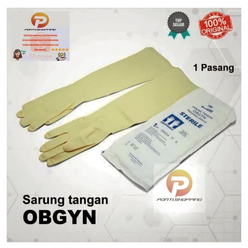 SARUNG TANGAN STERIL OBGYN ONEMED/HANDSCUND STERIL OBGYN