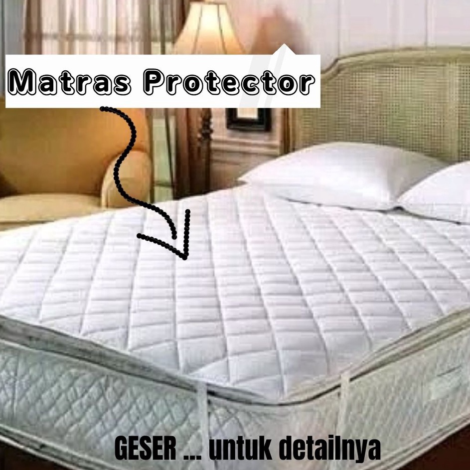 NEW Matras Protektor 18x2 16x2 9x2 12x2 2x2 Spring bed Matrass Protector Tebal Alas Kasur Tidur Spri
