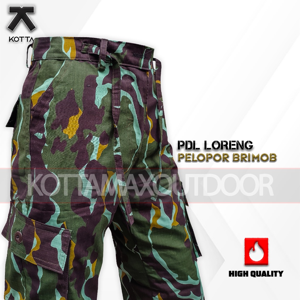 CELANA PANJANG PDL LORENG PELOPOR BRIMOB CELANA PDL LORENG BRIMOB CELANA PDL LORENG POLISI BRIMOB