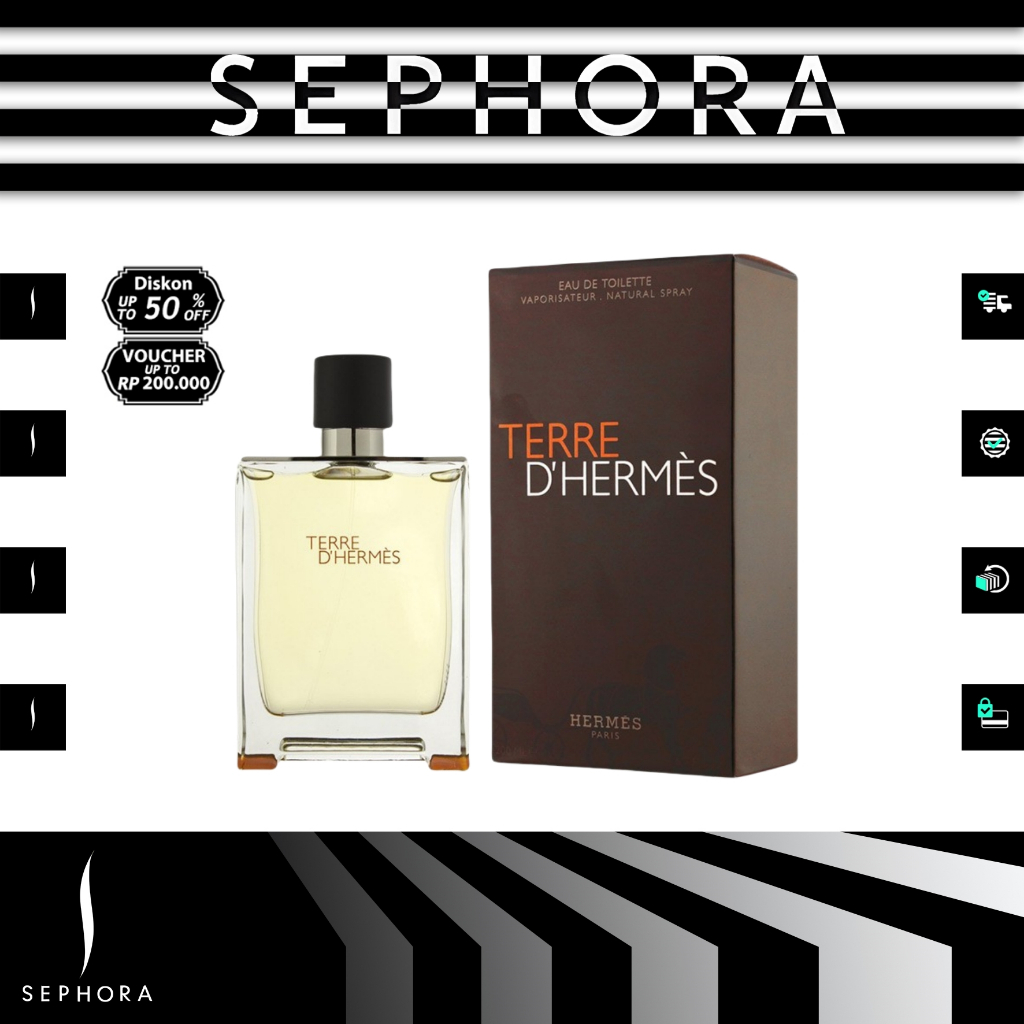 【100% Original】Hermes Terre D Hermes EDT Eau De Toilette Man PARFUM - 100 ML