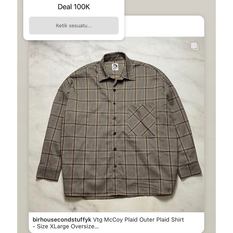 McCoy Outer Plaid shirt