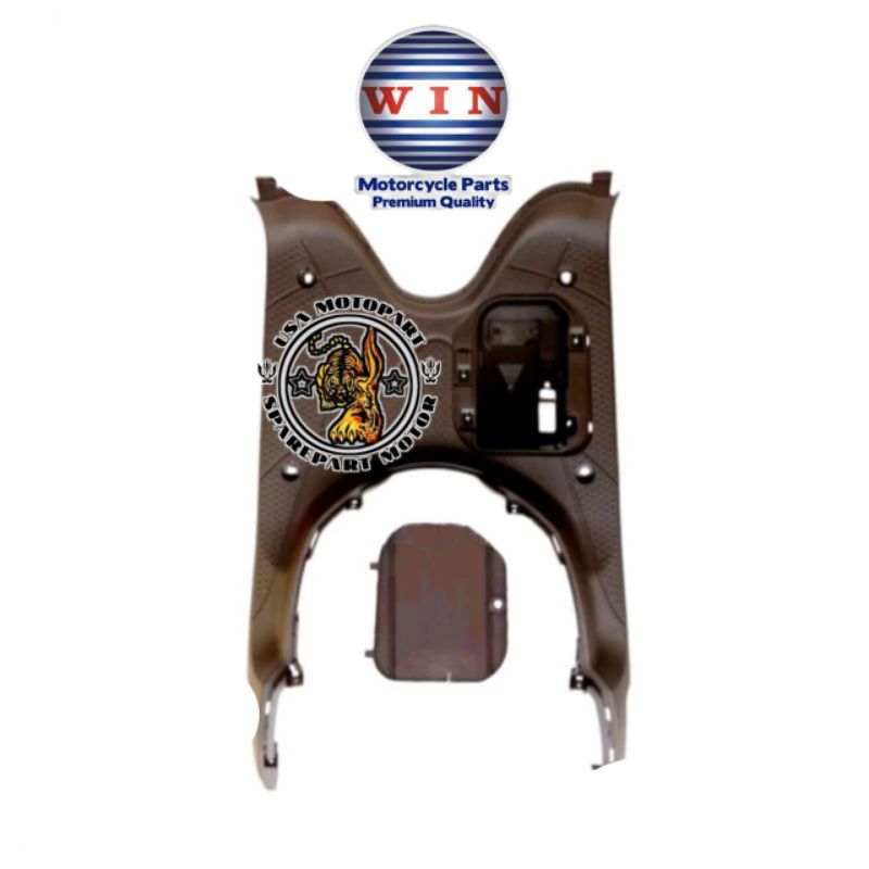 Step Floor Bordes Pijakan Kaki Foortes Atas Honda Scoopy Fi Esp Stater Halus Coklat Hitam 2014 2015 