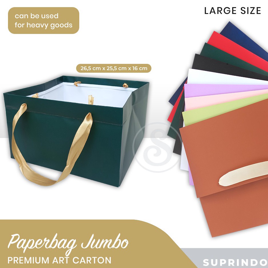 

Paper Bag Premium TEBAL uk 265 x 255 x 16 cm L