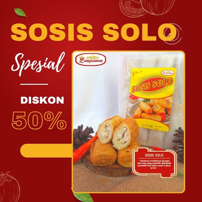 

FROZEN | SOSIS SOLO bangsawan isi 8pc khusus pengiriman samday & instan