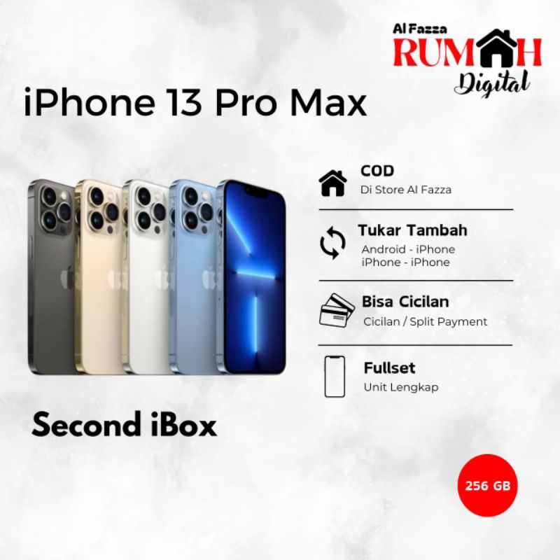 iPhone 13 Pro Max 256gb second iBox