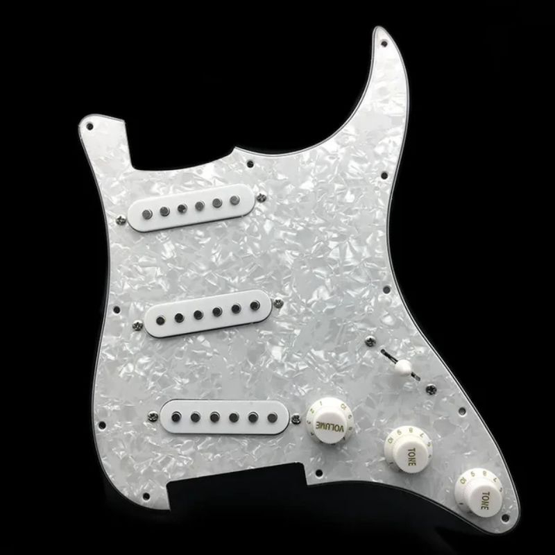 Prewired Set Stratocaster pickups Pearl model Fender bonus Treble Bleed Ibanez AZ