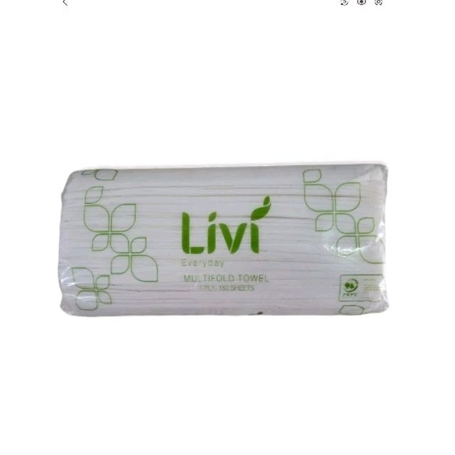 tisu livi/ tissue livi / livi muktifold towel tisu / tisu dapur