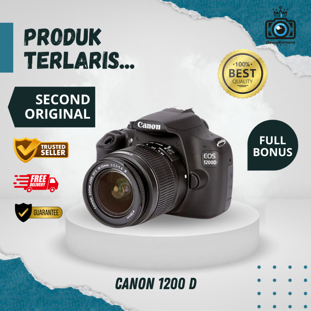 Kamera Canon 1200d Murah Banyak Bonus Bergaransi