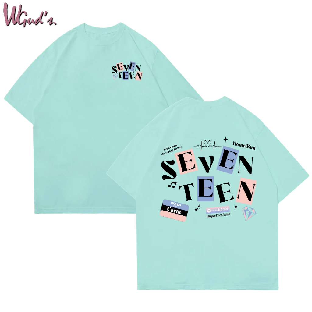 WGUD'S Cotton Combed 30S T-shirt IMPERFECT LOVE SVT [sablon DTF] Unisex Pria & Wanita *PREMIUM QUALITY*-BABY TOSCA