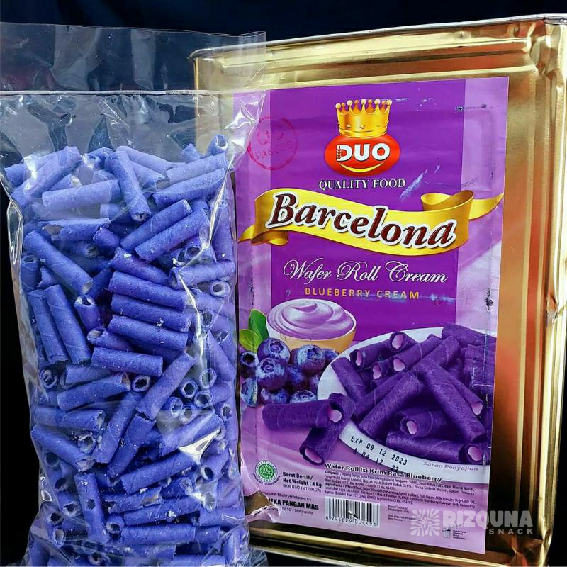 

Astor Bluebery Merk Barcelona 500gram Snack Kiloan Murah