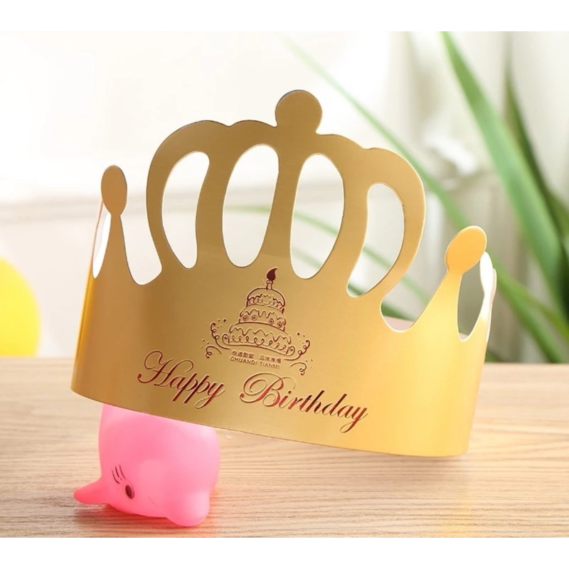 Topi Anak Ulang Tahun Kertas Bentuk Mahkota topi ulang tahun  Mahkota Birthday Party Hat dekorasi ul