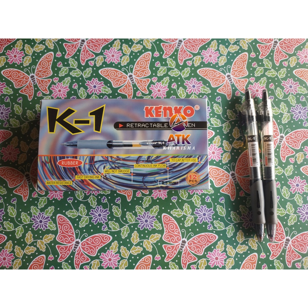 

Pulpen Kenko K-1 0.5mm - Hitam
