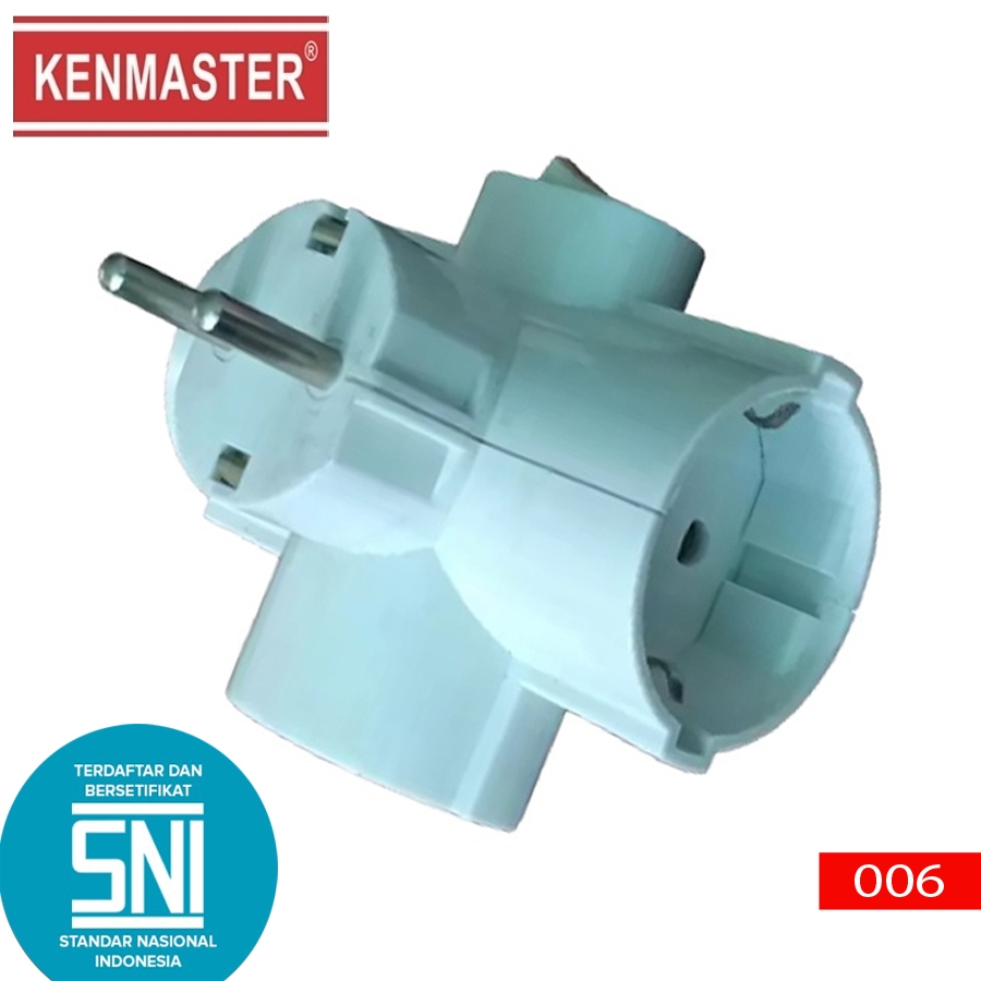 Steker Adaptor Switch 006 / Kenmaster Steker T 3 Lubang Switch