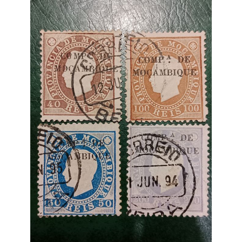 

Prangko Mozambik 4 Pcs Tahun 1886-1898 USED