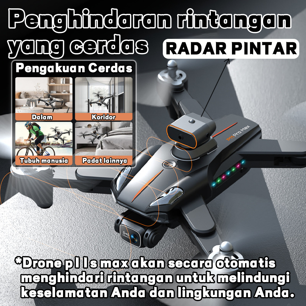 Smart Drone P11S Max Dual Hd Camera Shoot Original Indoor Outdoor Drone Mini Rc Drone -