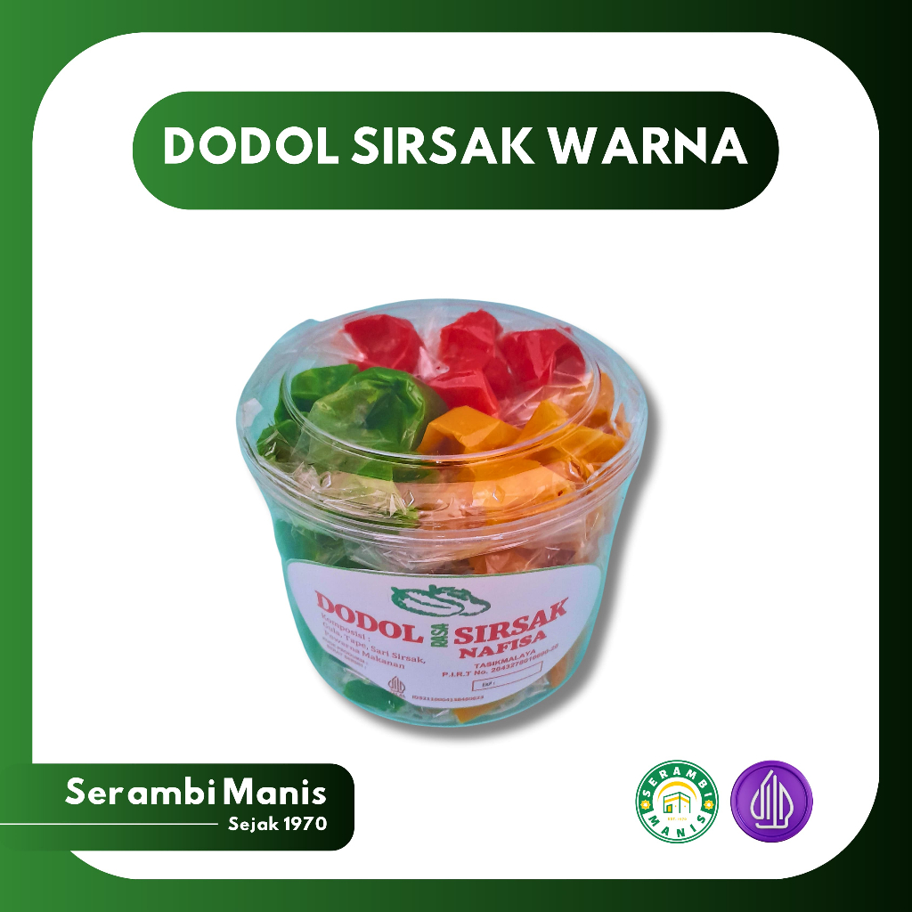 

Dodol Sirsak Warna 470 gr