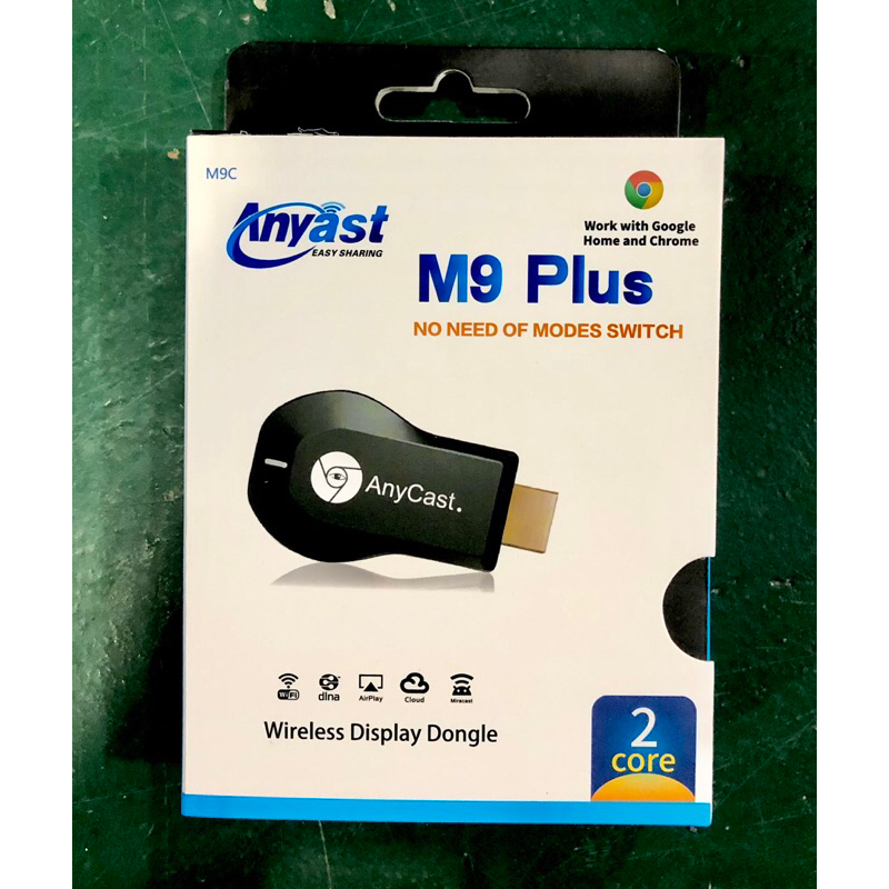 ANYCAST M9 PLUS ORIGINAL WIFI DISPLAY HDMI DONGLE 1080P AIRPLAY DLNA - ANYCAST M9PLUS
