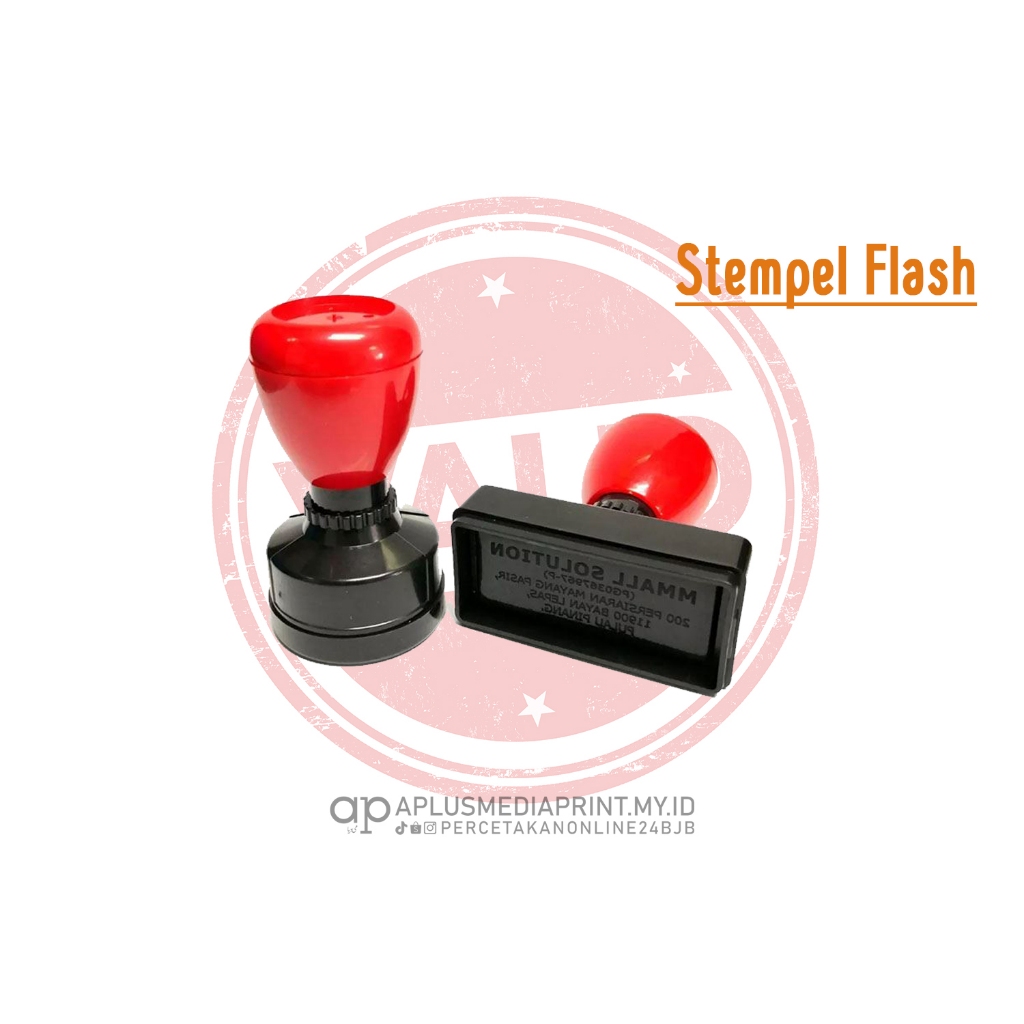 

[PROMO]stempel flash warna otomatis I murah