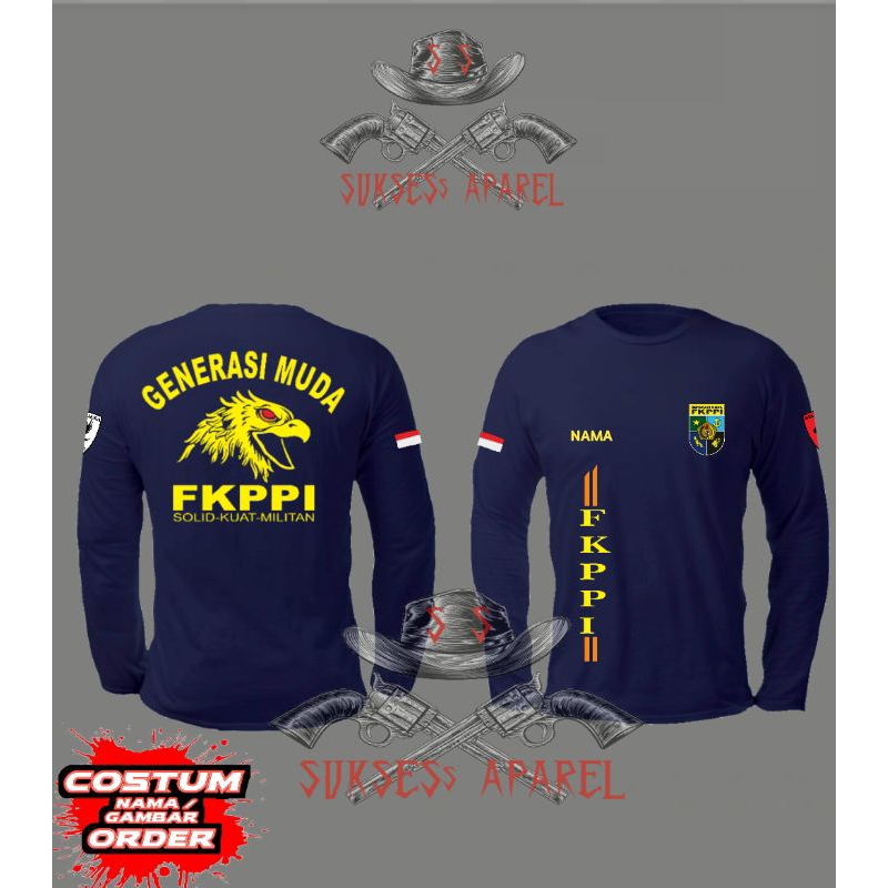 kaos pria generasi muda lengan panjang/fkppi/gm