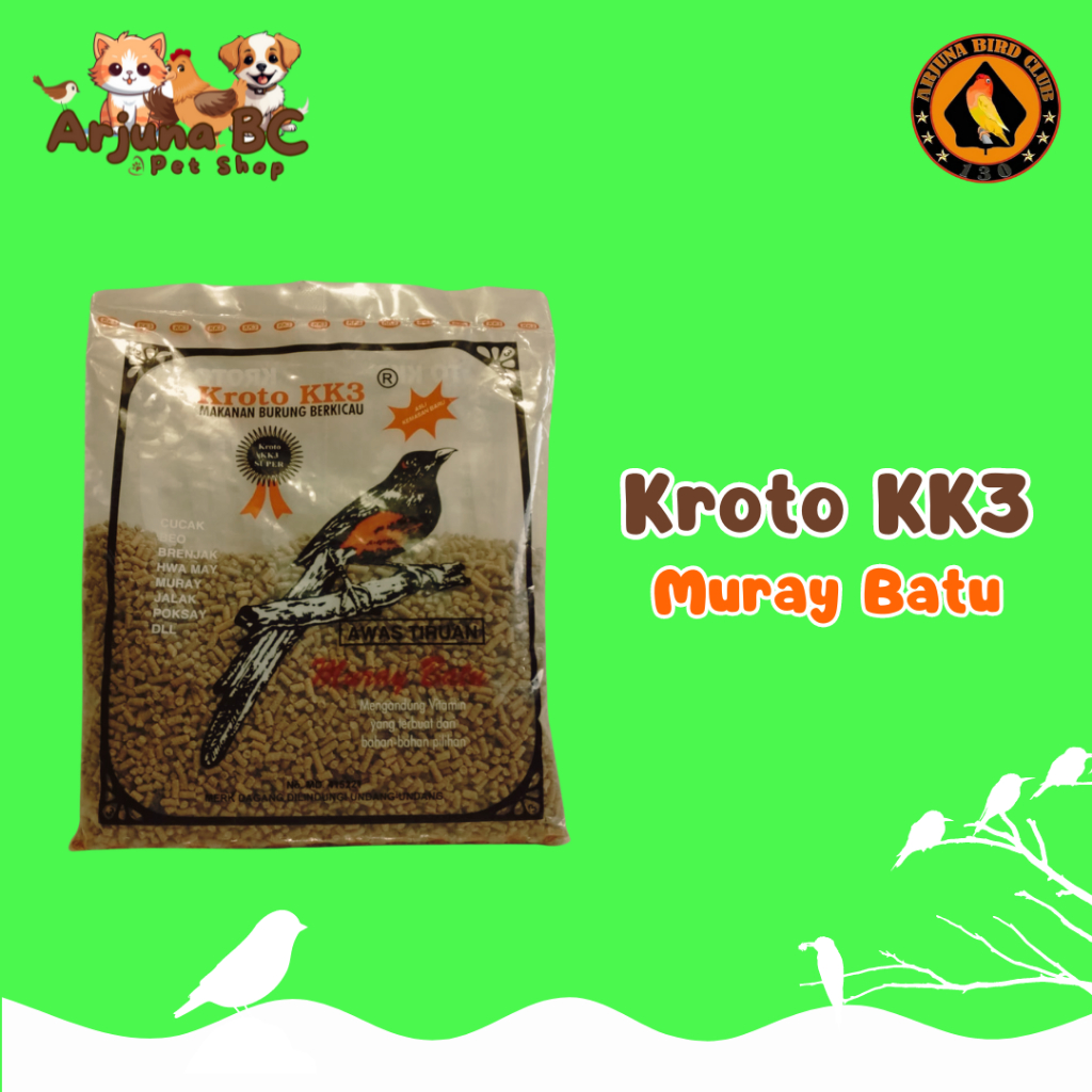 Kroto KK3 Muray Batu | Makanan Burung