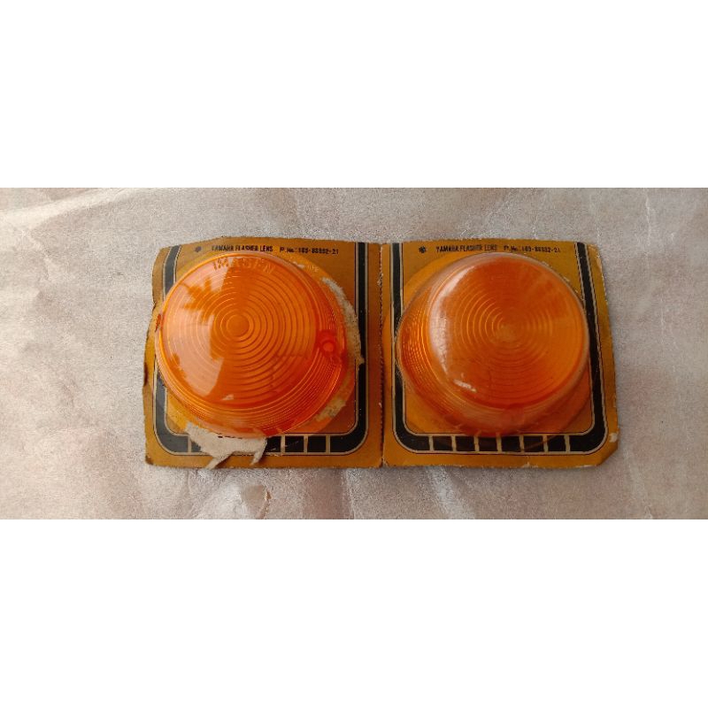mika sen mika sein mika riting flasher lens Yamaha GT80 YASI RD125 YB100 RS100 RS125 L2G U50 U70 ima