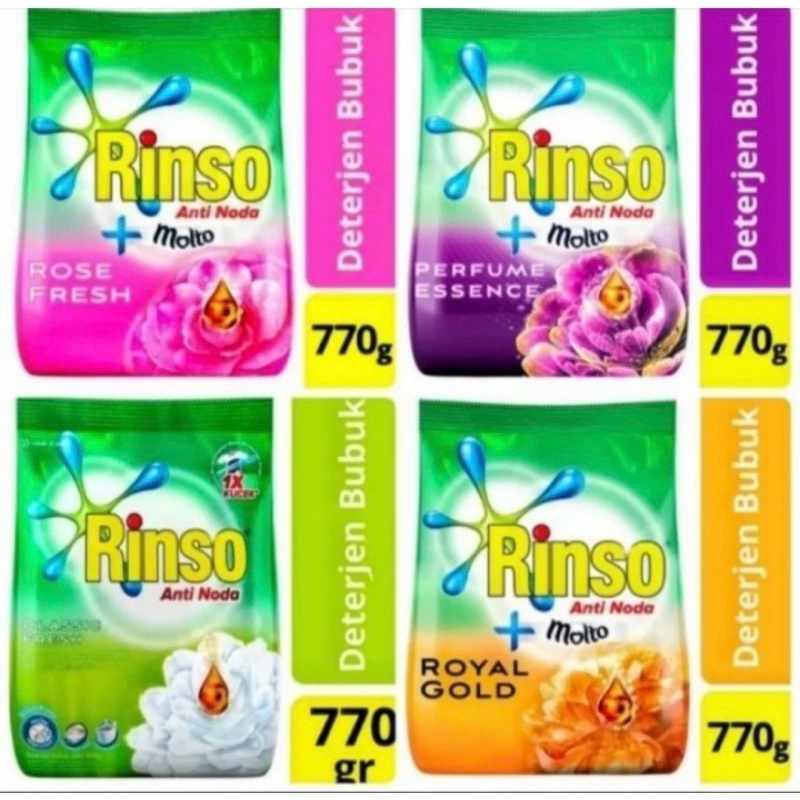 Rinso Bubuk 770 gram detergen bubuk