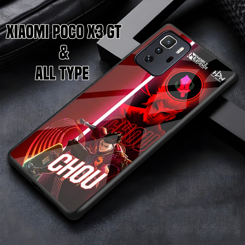 Cod63 Softcase Glossy Hp Poco X3 GT Fashion Case Mobile Legend Silikon Tpu Pro Camera Kesing kesing 