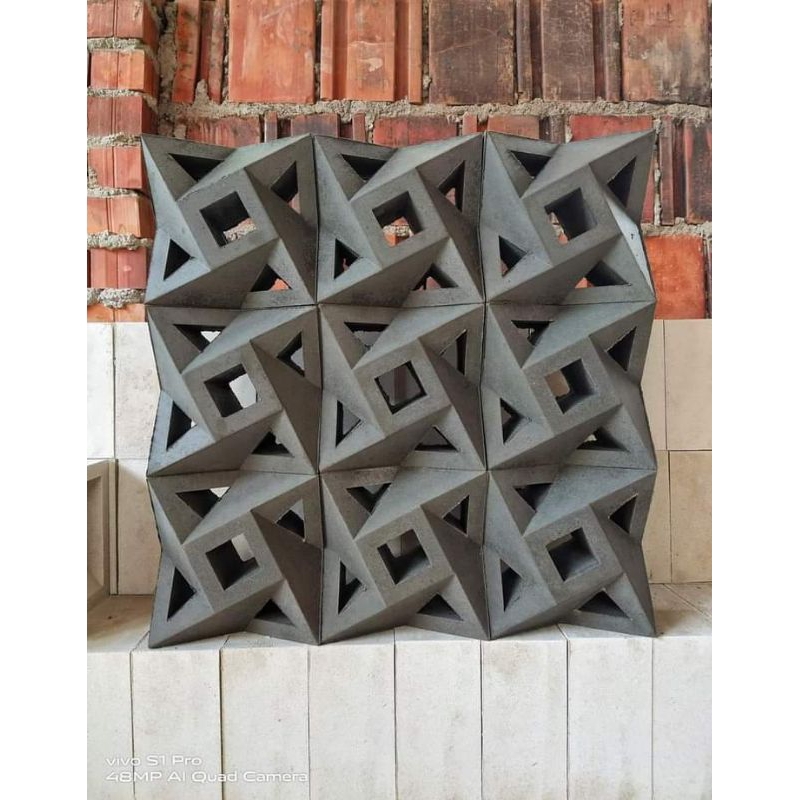 roster/Loster beton minimalis kincir abu