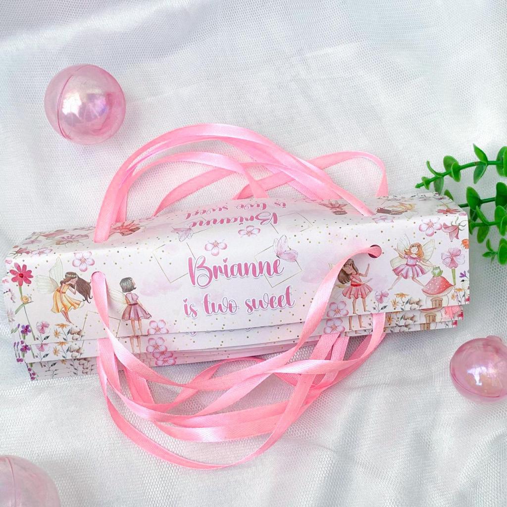 

Fairy Peri Cream Soft Label Snack Goodie Bag / Kantong Souvenir Birthday / Bento Ulang Tahun / Hampers