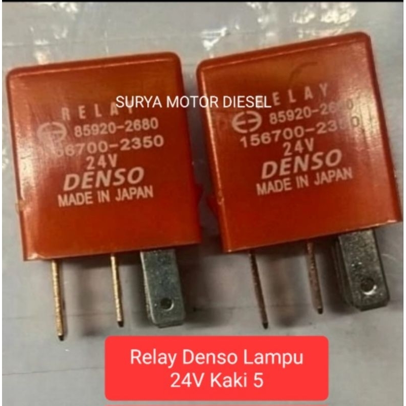 85920-2680 RELLAY DENSO RELAY LAMPU 24V KAKI 5