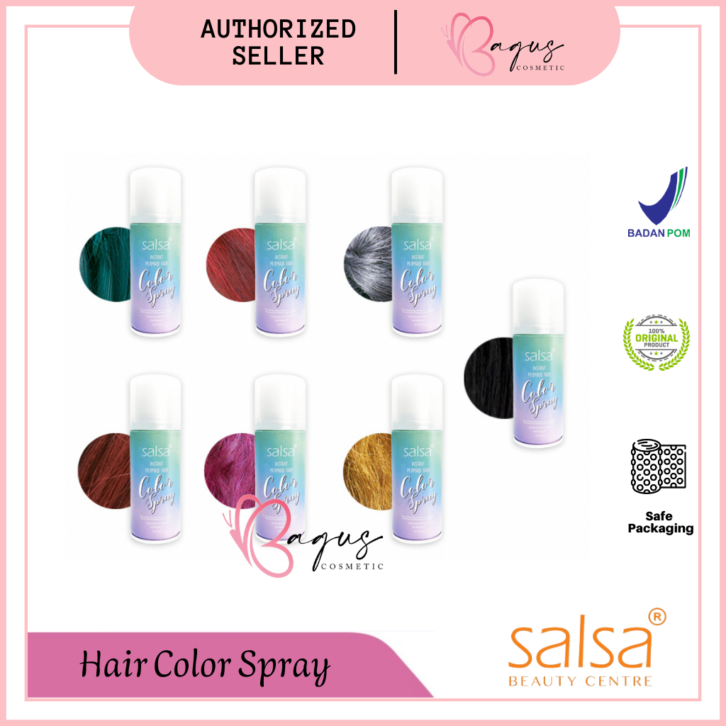 ⭐ BAGUS ⭐ SALSA HAIR COLOR SPRAY | Instant Mermaid Semir Rambut Semprot Original BPOM