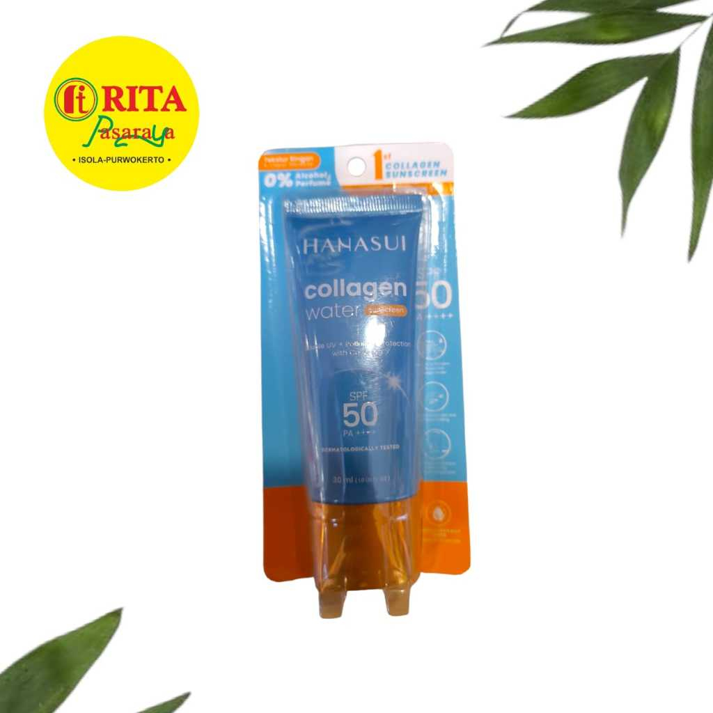 SUNSCREEN HANASUI SPF 50/ Hanasui Collagen Water Sunscreen SPF 50 PA ++++