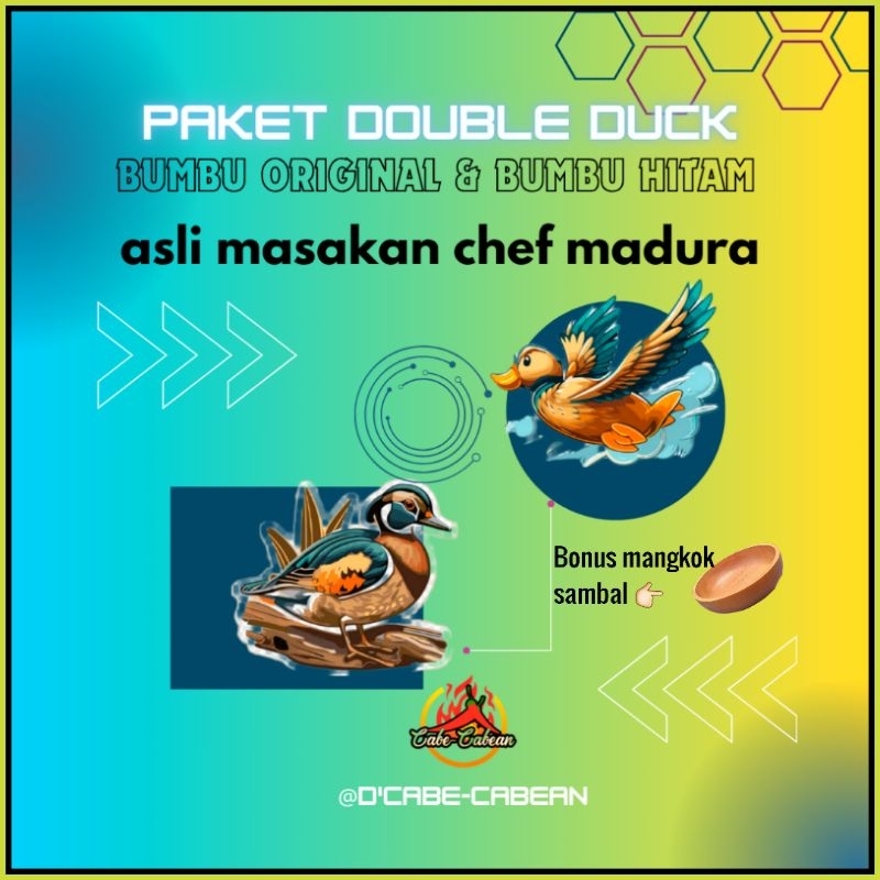 

Paket duo Bebek suir bumbu madura @130gr paket double bebek bumbu original dan bumbu hitam makasan Madura. bundling sambal bumbu suir bebek original dan bumbu hitam madura